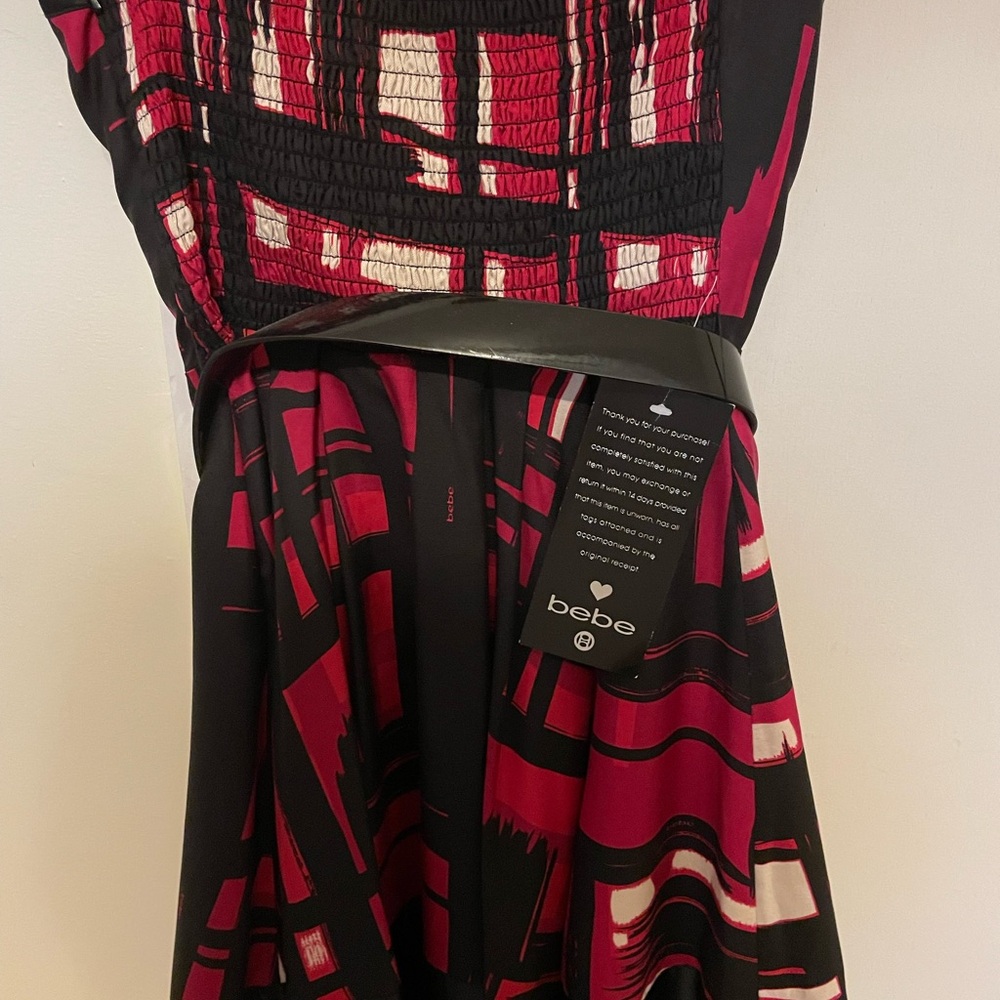 BEBE Women’s XS MINI Cocktail Dress NWT - Picture 2 of 3
